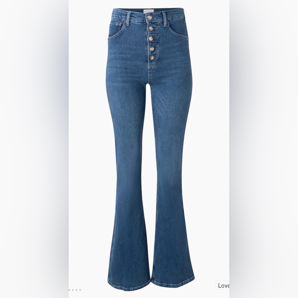 BOYISH The Ricky High Rise Flare Stretch Jeans 27 - Picture 3 of 16